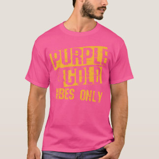 Camiseta Grupo del Día del Juego de Oro Púrpura para el fút