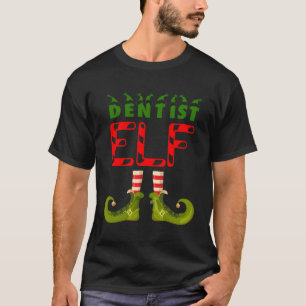 Camiseta Grupo Dentist Elf Funny que coincide con la famili