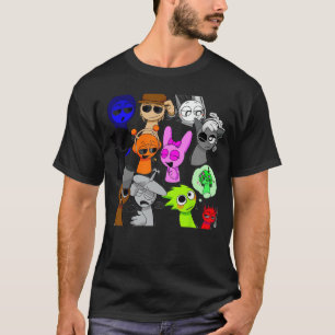Camiseta Grupo Divertido Sprunky Simon Jevin Funbot familia
