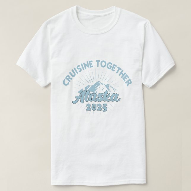 Camiseta Grupo Familiar Cruise Alaska 2025 (Diseño del anverso)