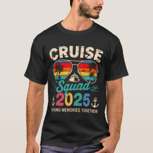 Camiseta Grupo familiar de la tripulación de crucero 2025 V