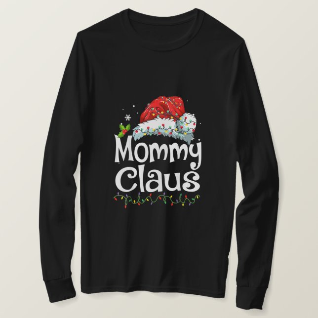 Camiseta Grupo familiar de Navidades de Mommy Claus que coi (Anverso del diseño)