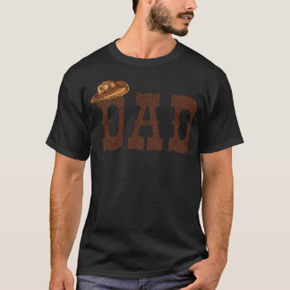 Camiseta Grupo familiar de vaquero occidental de Rodeo Dad