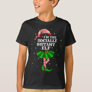 Camiseta Grupo familiar I m's The Socially Distant Elf Chri