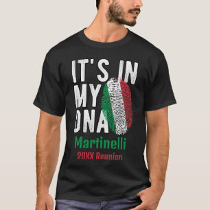 Camiseta Grupo familiar italiano personalizado