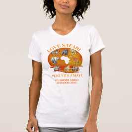 Camiseta Grupo familiar LOVE SAFARI Souvenir