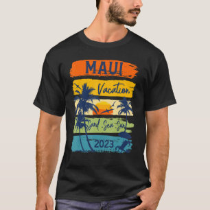 Camiseta Grupo Familiar Maui Hawaiian Vacation 2023