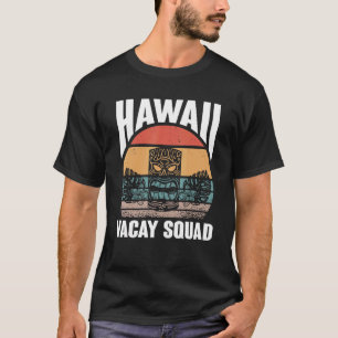 Camiseta Grupo Familiar Paralelo Hawai Retro Hawaii Vacay