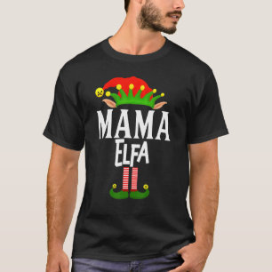 Camiseta Grupo Familiar Soy Mama Elfa Elf Coincidiendo En E