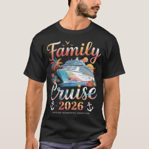 Camiseta Grupo Familiar Squad de Crucero 2026 Ropa de Vera
