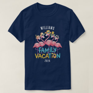 Camiseta Grupo Flamingo de Vacaciones Familiares personaliz