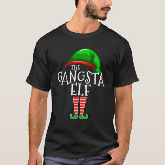 Camiseta Grupo Gangsta Elf Que Coincide Con Navidades Famil