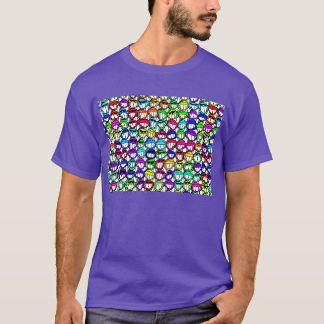 Camiseta GRUPO Guay SMILING FACES (Anverso)