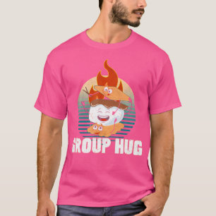 Camiseta Grupo Hug Smores Grupo Shirt Hug Camping Gro
