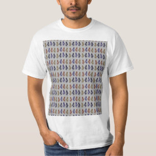 Camiseta Grupo Kokopelli de figuras de flauta jugando camis