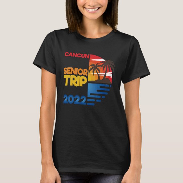 Camiseta Grupo Matchig de Cancun Senior Trip 2022 (Anverso)