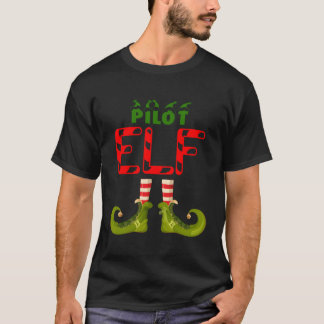 Camiseta Grupo Piloto Elf Funny que Coincide Con Pajamas Fa