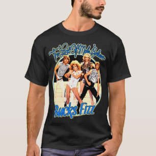 Camiseta Grupo Pop de Estilo Vintage
