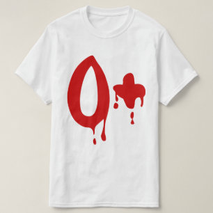 Camiseta Grupo sanguíneo O+ Hospital positivo del #Horror