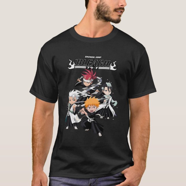 Camiseta Grupo Super Deformado Bleach (Anverso)