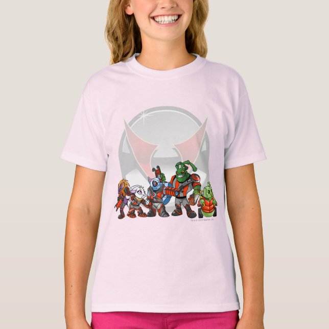 Camiseta Grupo Team Virtupets Space Station (Anverso)