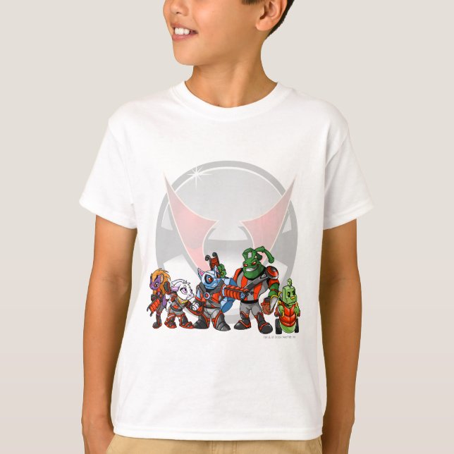 Camiseta Grupo Team Virtupets Space Station (Anverso)