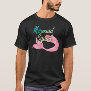Camiseta Grupo temático del cumpleaños de la sirena del