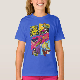 Camiseta Grupos de acción de Chicas Super Hero de DC