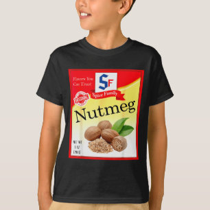 Camiseta Grupos de Nuez Moscada Disfraz Divertido Familia C