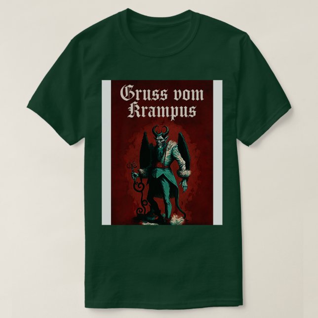 Camiseta Gruss Vom Krampus (Diseño del anverso)