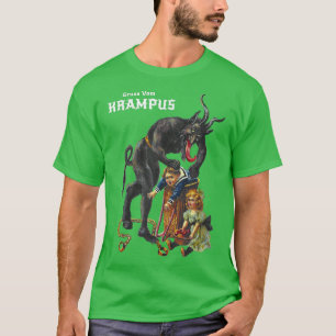 Camiseta Gruss Vom Krampus Saludos De Los Navidades Germani