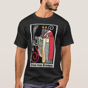 Camiseta Gruss Vom Krampus Saludos De Navidades Demon