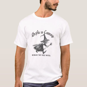 Camiseta Grýla está llegando, cuidado con la bruja de Yule