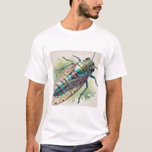 Camiseta Gryllacrididae Insect Dorsal View 210724IREF240 - 