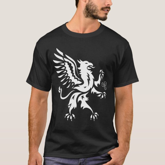 Camiseta Gryphon tribal (Anverso)