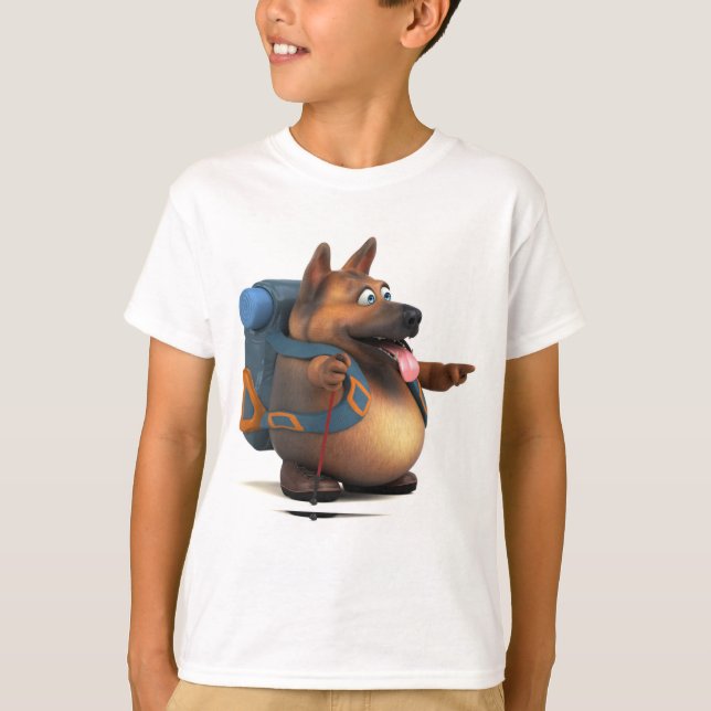 Camiseta GS mochilero (Anverso)