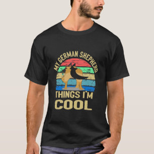 Camiseta GSD004 - Lo de mi pastor alemán soy Guay Vintage