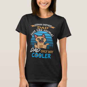 Camiseta GSD027 - Papá pastor alemán como papá normal