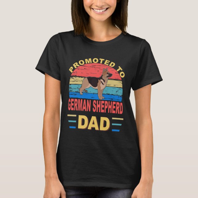 Camiseta GSD035 - Promocionado A Pastor Alemán (Anverso)