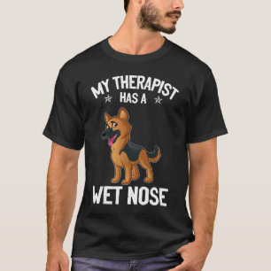 Camiseta GSD064 - Mi Terapia Tiene Una Nariz De Calor