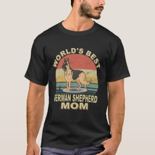 Camiseta GSD082 - La mejor vieja madre pastora del mundo