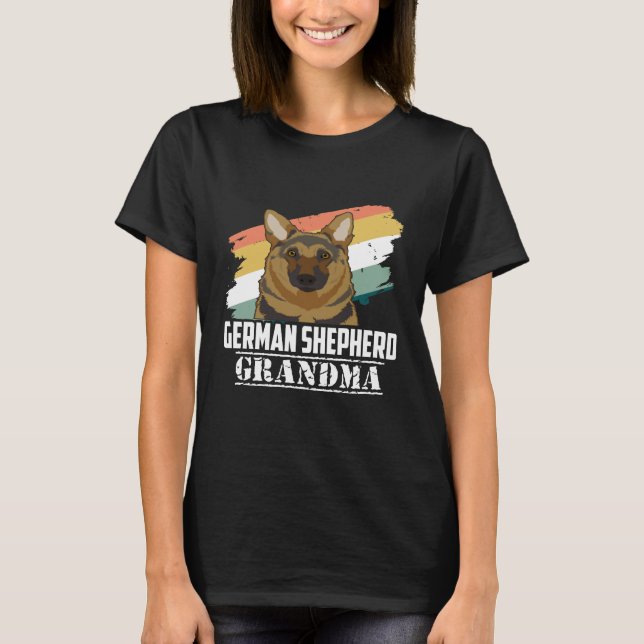 Camiseta GSD116 - Abuela pastora alemana (Anverso)