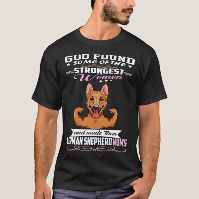Camiseta GSD116 - Madre Pastora Alemana Que Dios Encontró A (Anverso)