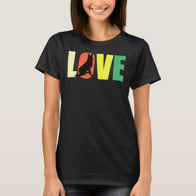 Camiseta Gsd Alemán Pastor Perro Gsd Dueño De Perro (Anverso)