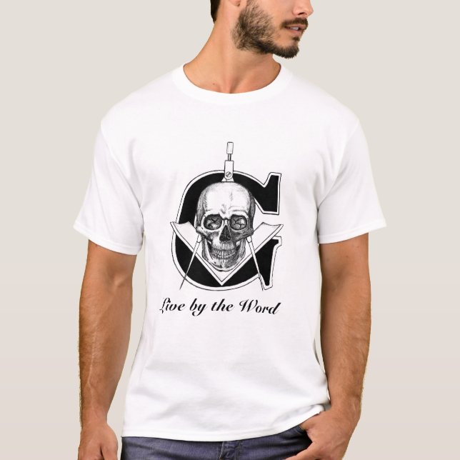 Camiseta Gskullzazzleready1, viven por la palabra (Anverso)