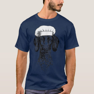 Camiseta GSP German Shorthaired Pointer Dog Cook Chef Funny