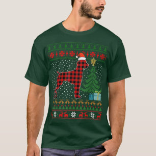 Camiseta GSP Red Plaid Buffalo Gracioso Navidades feos suét