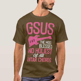 Camiseta GSUS Guitar Chords With Electric Guitar454