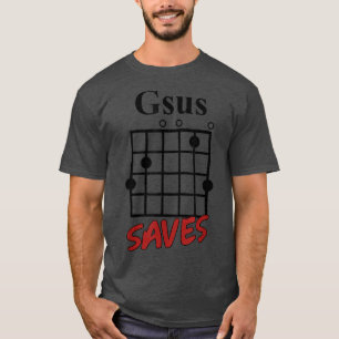 Camiseta Gsus Guitar Saves 974