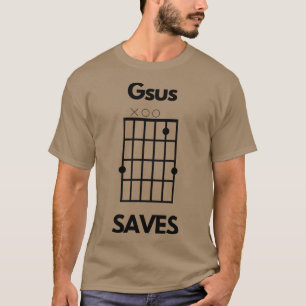 Camiseta Gsus salva Jesús salva amigos amigos de acorde Pun